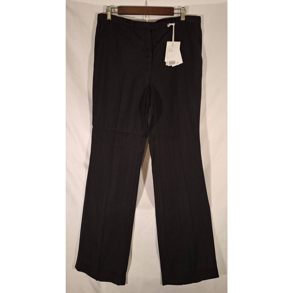 H&M Studio S/S 24 Womens Tailored Viscose Slacks Black‎ Size 2 NEW with tags